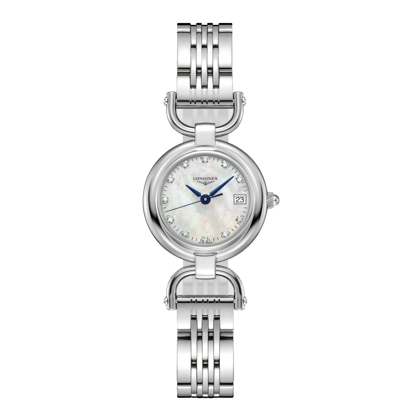 [2026 Mirror Grade]Longines Women's L6.130.4.87.6 Equestrian Diamond Stainless Steel Watch