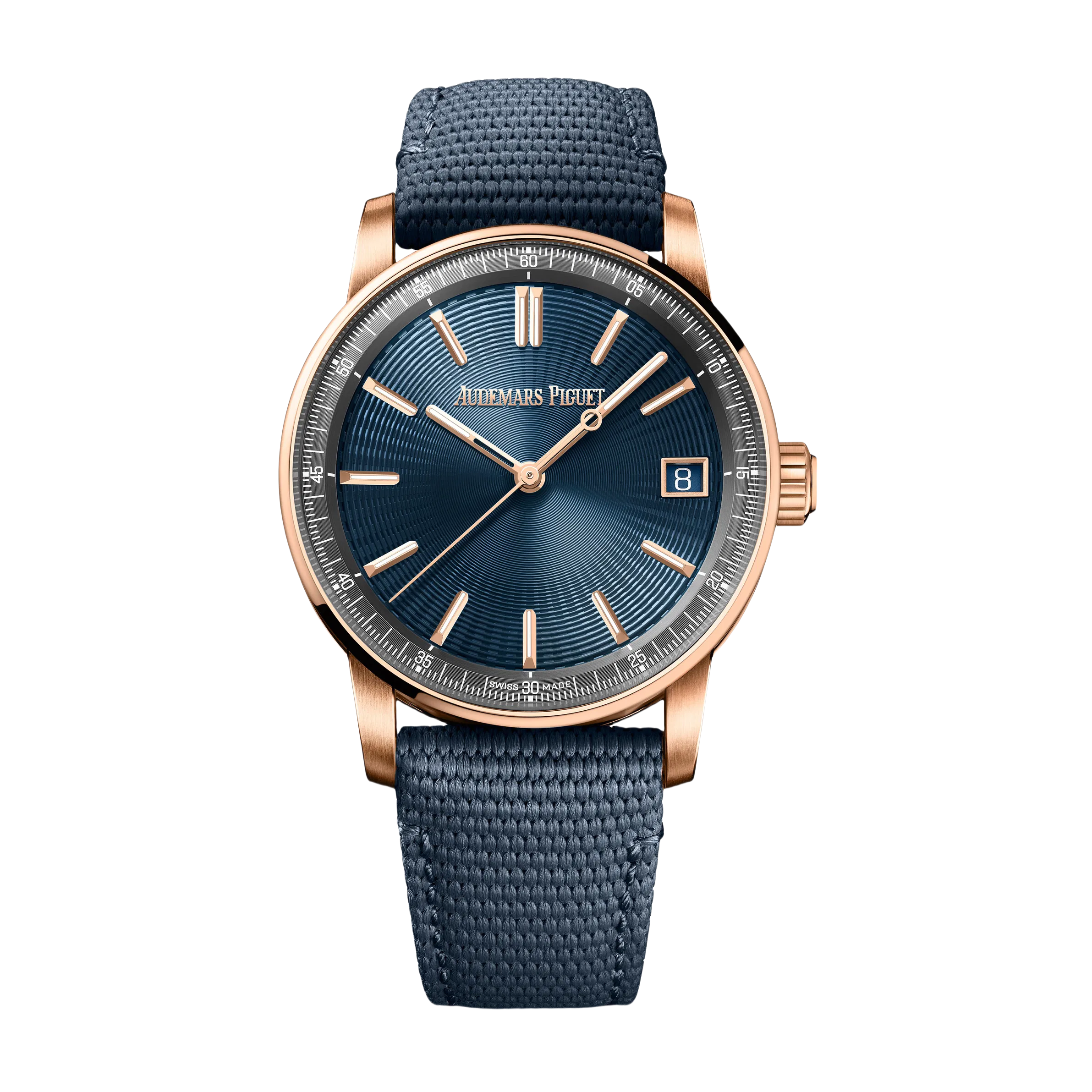 [2026 Mirror Grade]Audemars Piguet Code 11.59 Selfwinding 41mm Pink Rose Gold Blue Dial | 15210OR.OO.A348KB.01