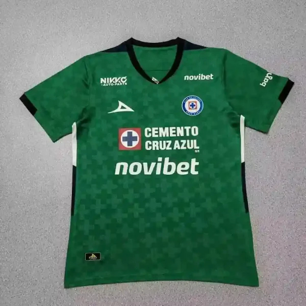 Cruz Azul Soccer Jersey Goalkeeper Custom Shirt 2025-26 - With Sponsor