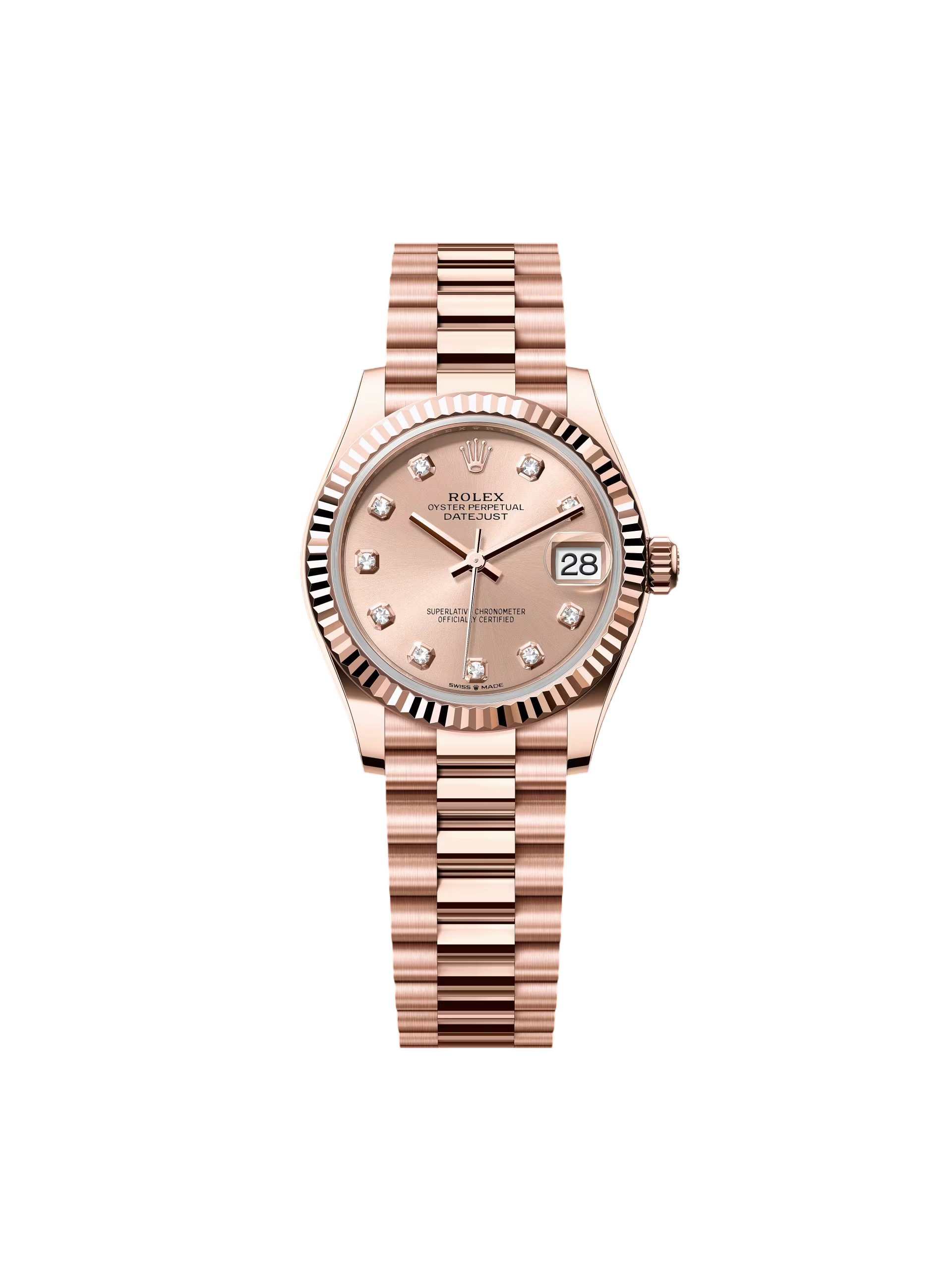 [2026 Mirror Grade]RLX Datejust m278275-0031 Rosé Dial 31mm