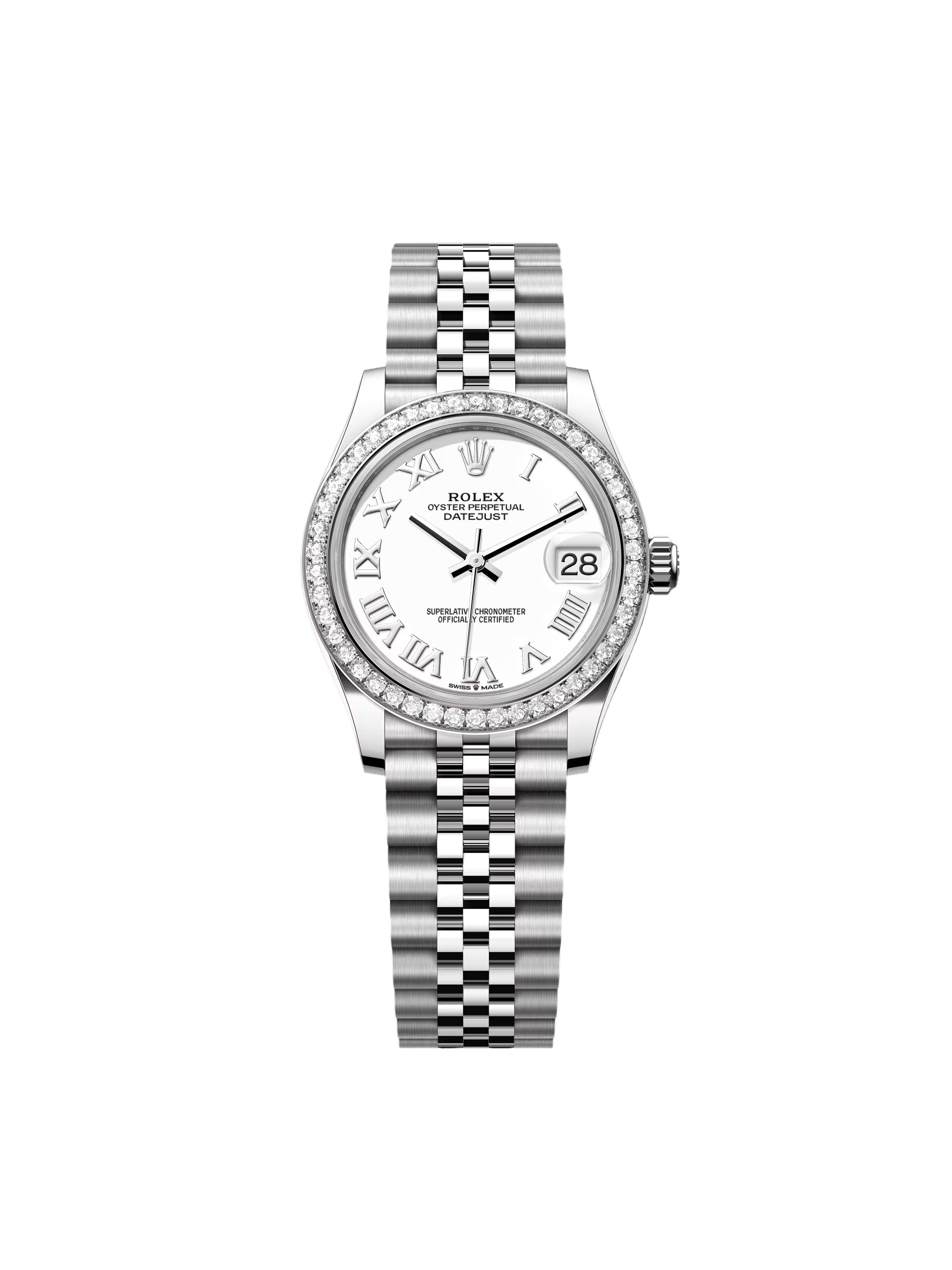 [2026 Mirror Grade]RLX Datejust m278384RBR-0013/0014 White 31mm Dial Oyster Watch
