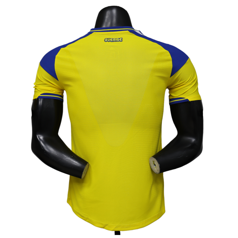 Sweden World Cup 2026 Home Short Sleeve Kit & Jersey Player Version
