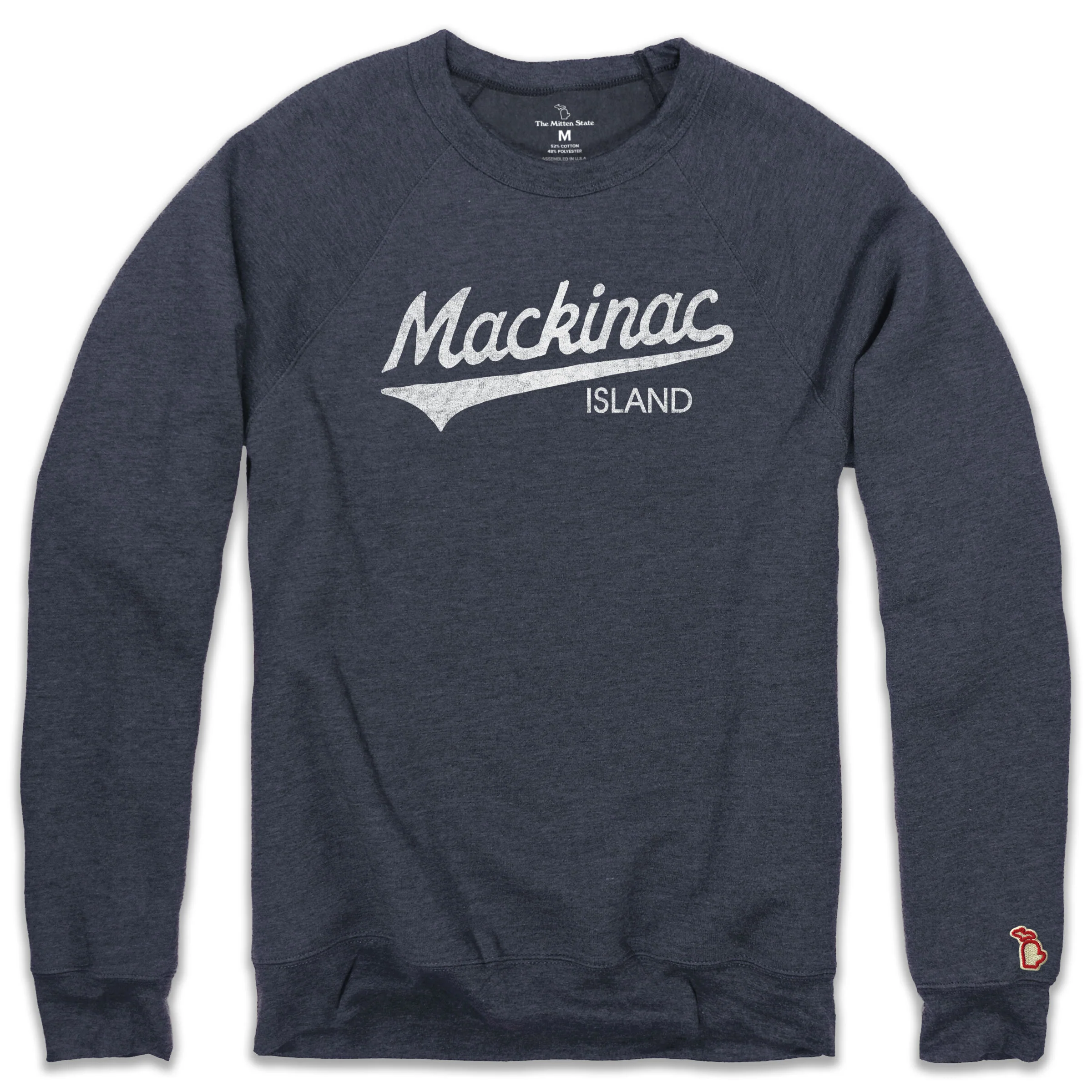 MACKINAC ISLAND SCRIPT FLEECE SWEATSHIRT (UNISEX)