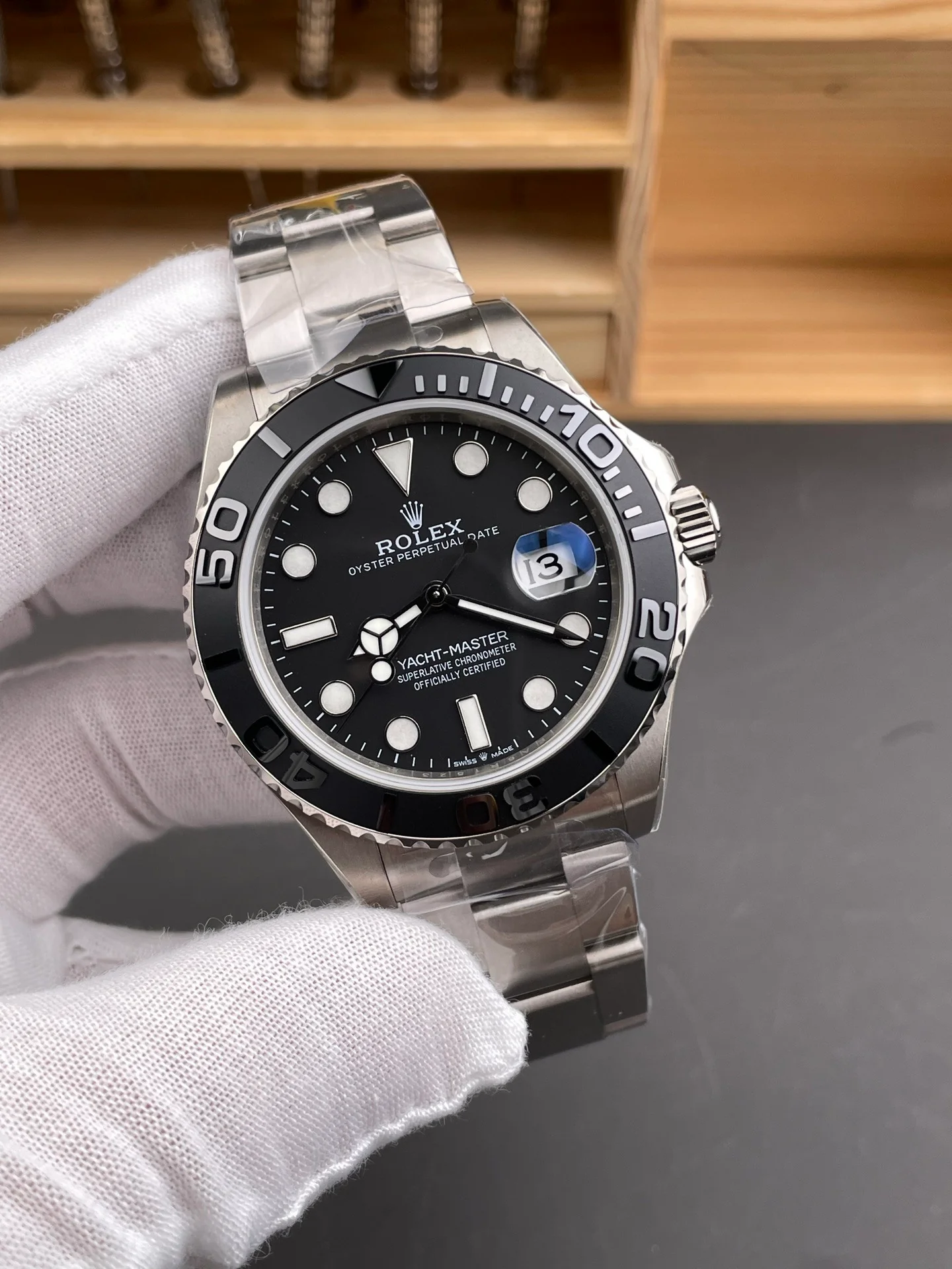 Titanium Yacht-Master Ceramic Bezel