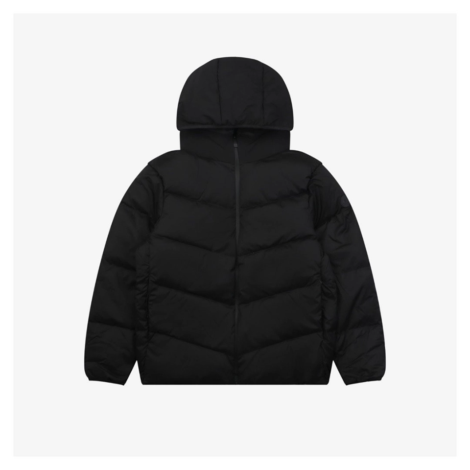 Mxxcler Forez Hooded Down Jacket#MT-518 (Grey/Black)