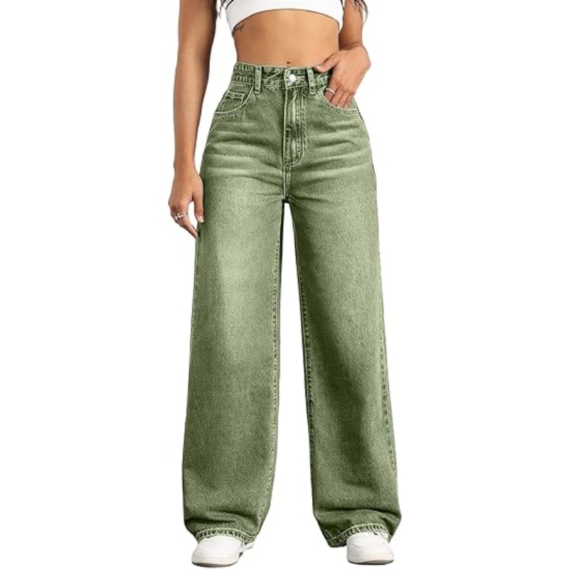 CHICDENLY Straight Leg Jeans for Women