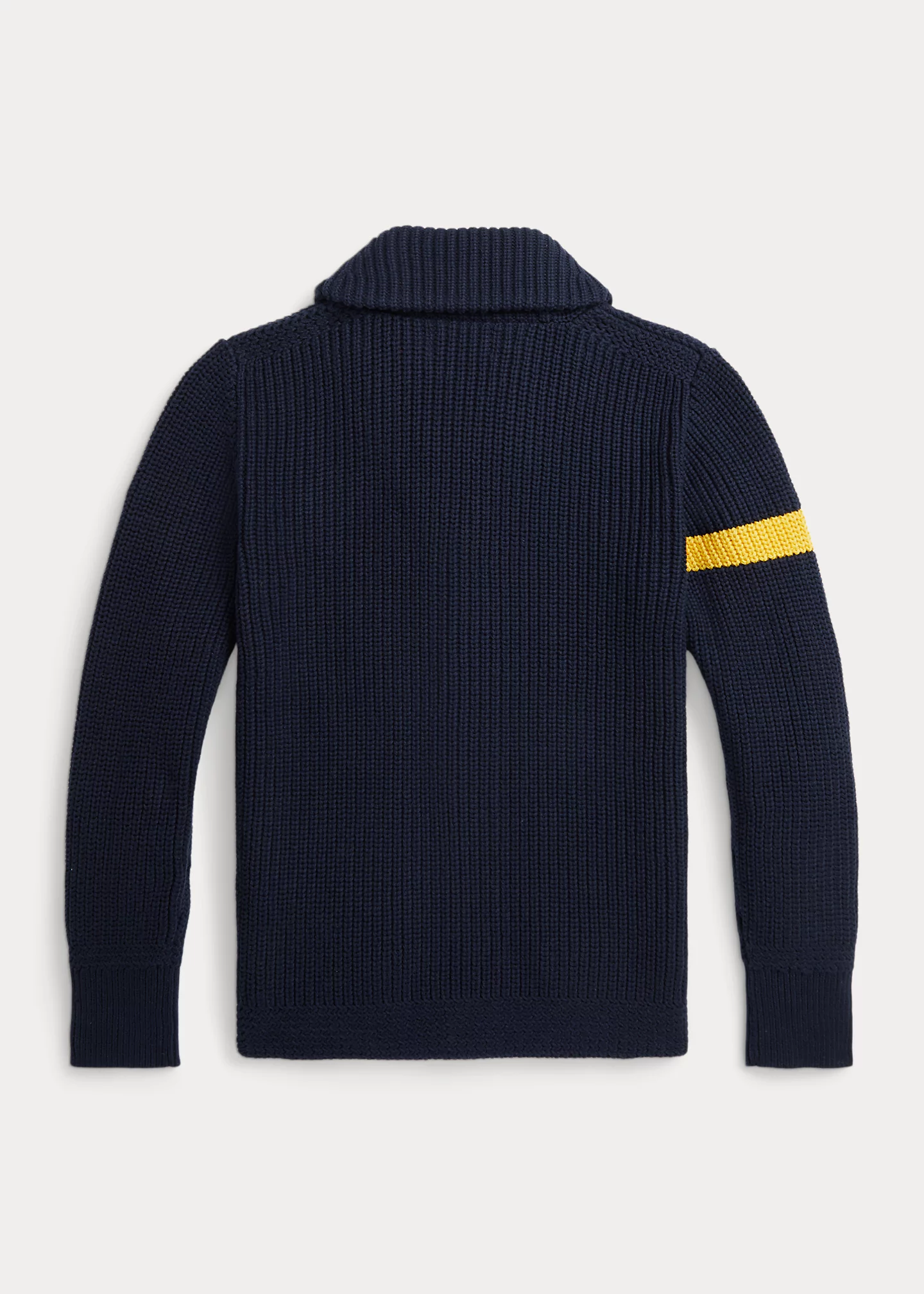 Nautical-Flag Cotton Shawl Cardigan