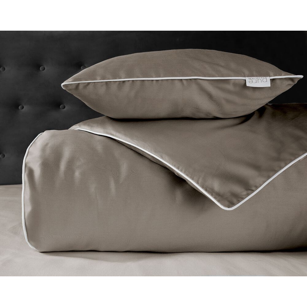 DETEXPOL Pościel z makosatyny bawełnianej Pure Collection, taupe