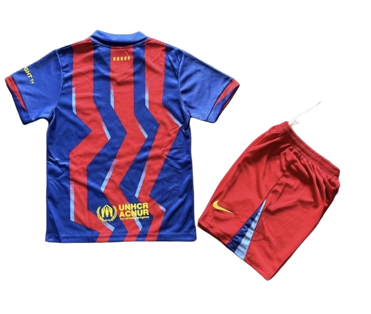 Barcelona Fourth Away Soccer Kids Kit Jersey+Shorts 2025/26