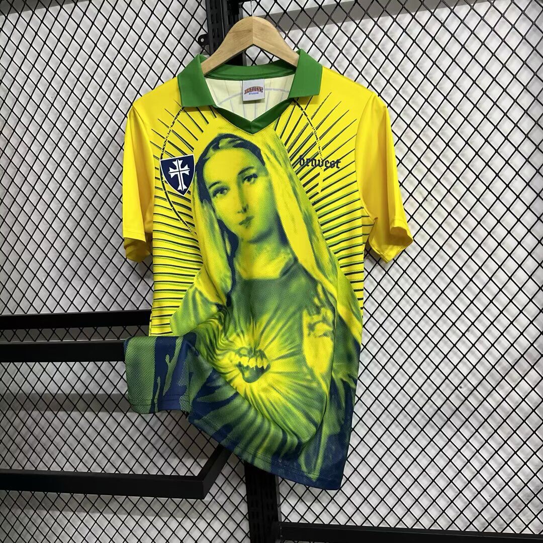 Brazil Soccer Jersey Mary Special Edition Custom Shirt World Cup 2026