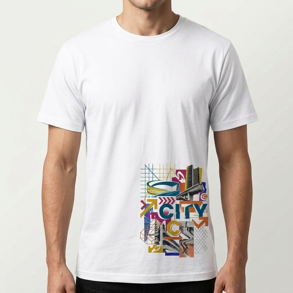 City Varsity Tee, Vintage Athletic Graphic T-Shirt, Unisex Streetwear Shirt CityTee2