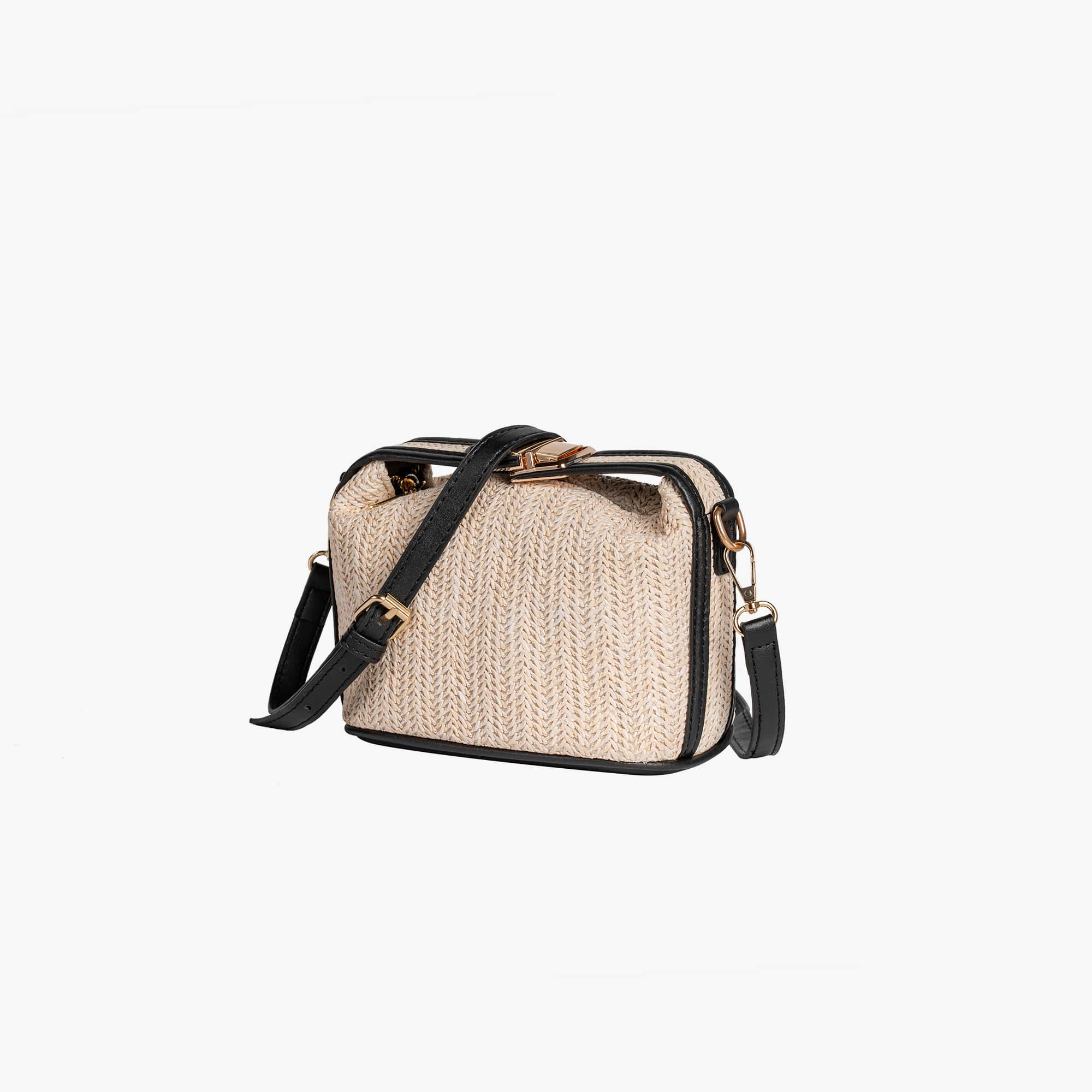 Mini Straw Crossbody