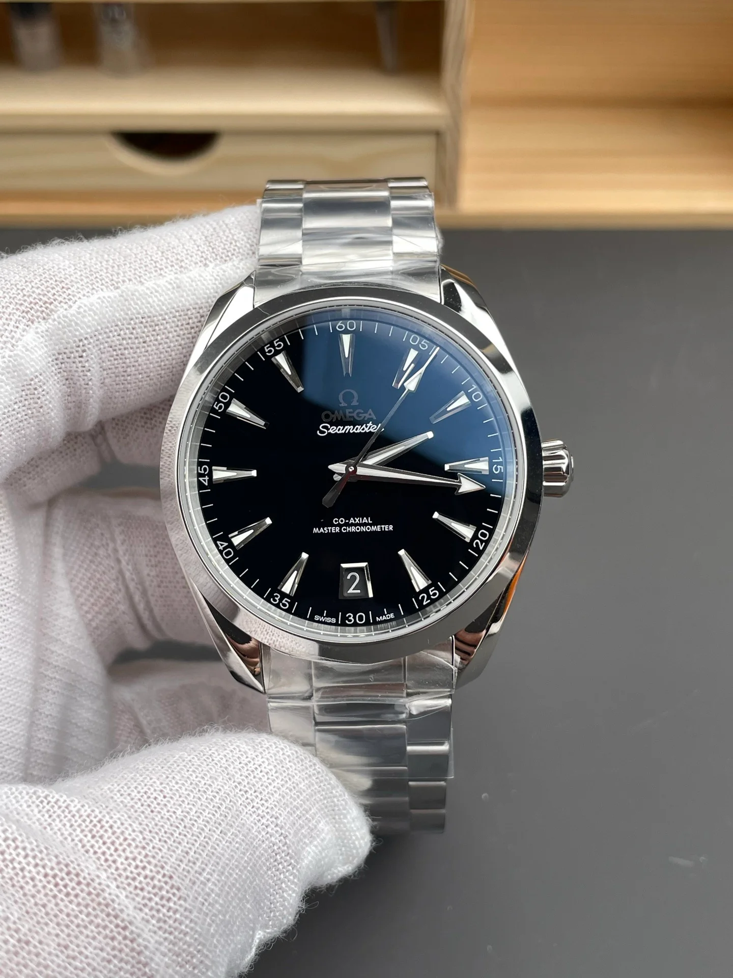 Seamaster 150, Black MOP Dial