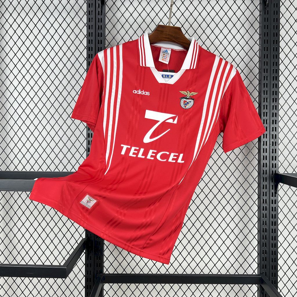 Benfica Retro Soccer Jersey Home Custom Shirt 1997/98