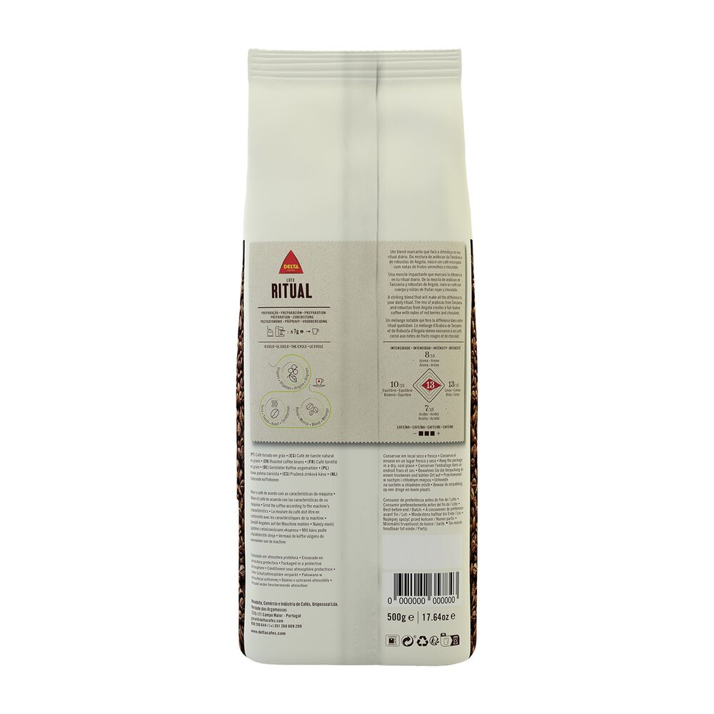 DELTA Kawa ziarnista Delta Ritual, 500 g, intensywność 13