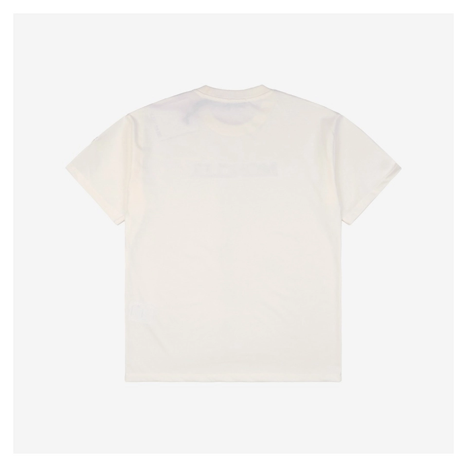 Mxxcler Shadow Line Letter Print T-Shirt