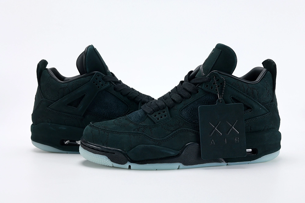 KAWS X Jordan 4 Retro 'Black' 2017