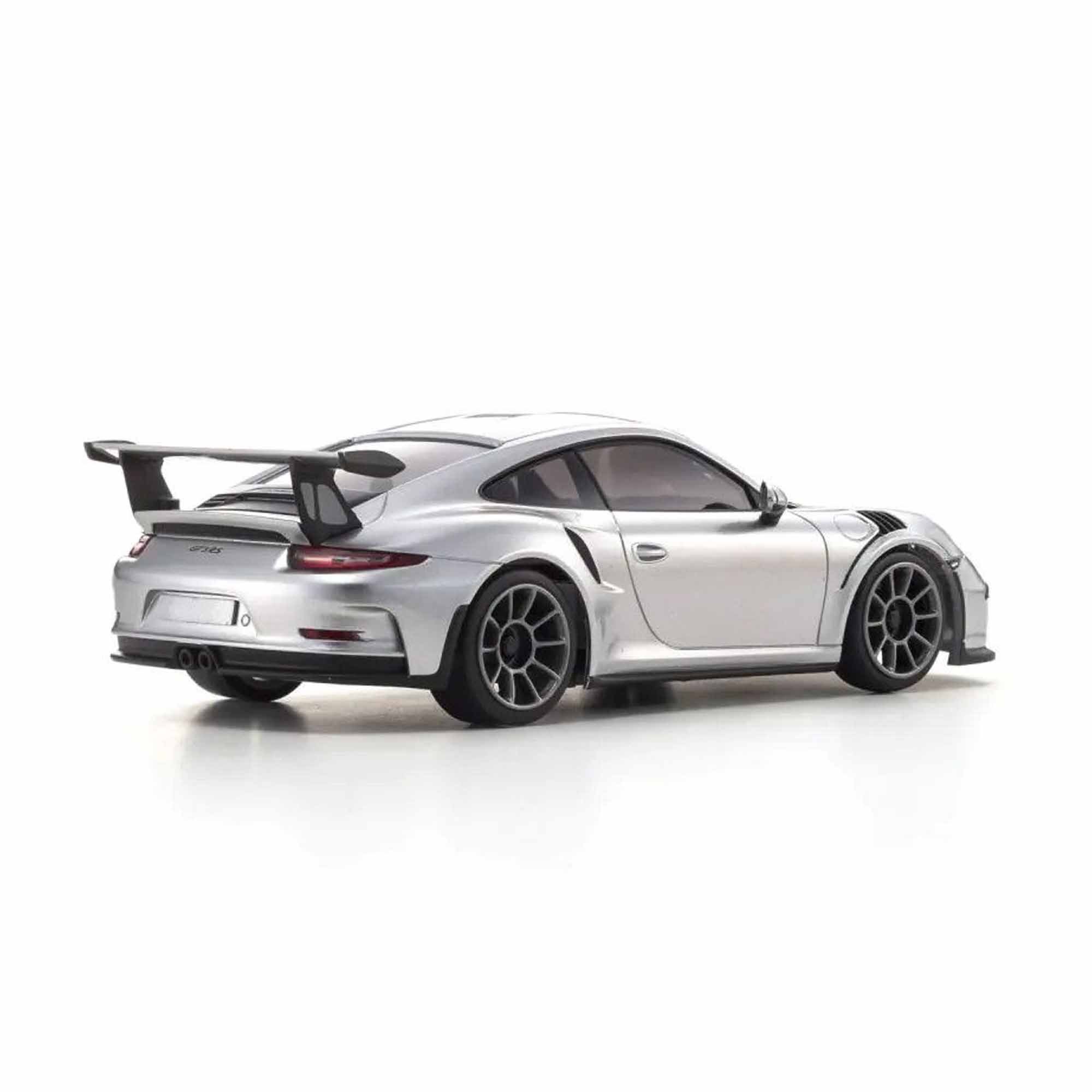 1/28 Porsche 911 GT3 RS Mini-Z RWD RTR, Metallic Silver