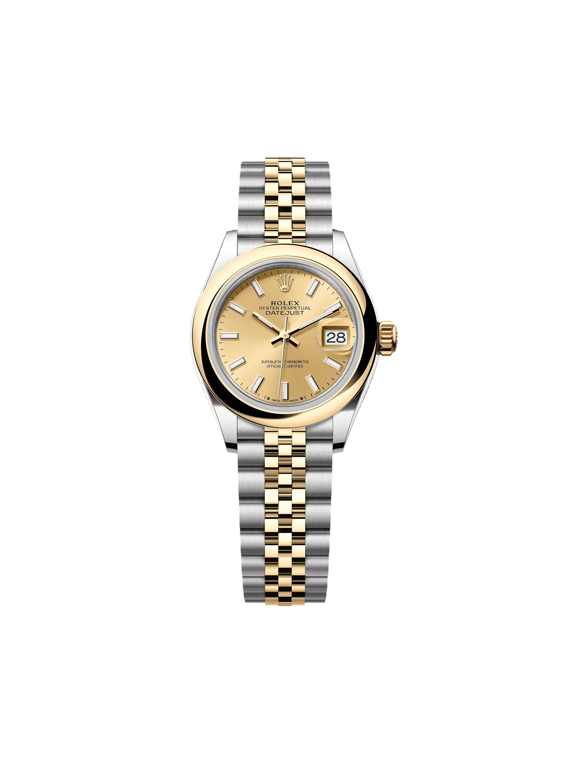 [2026 Mirror Grade]RLX Lady-Datejust 28mm  279163 Champagne Dial Oyster Bracelet