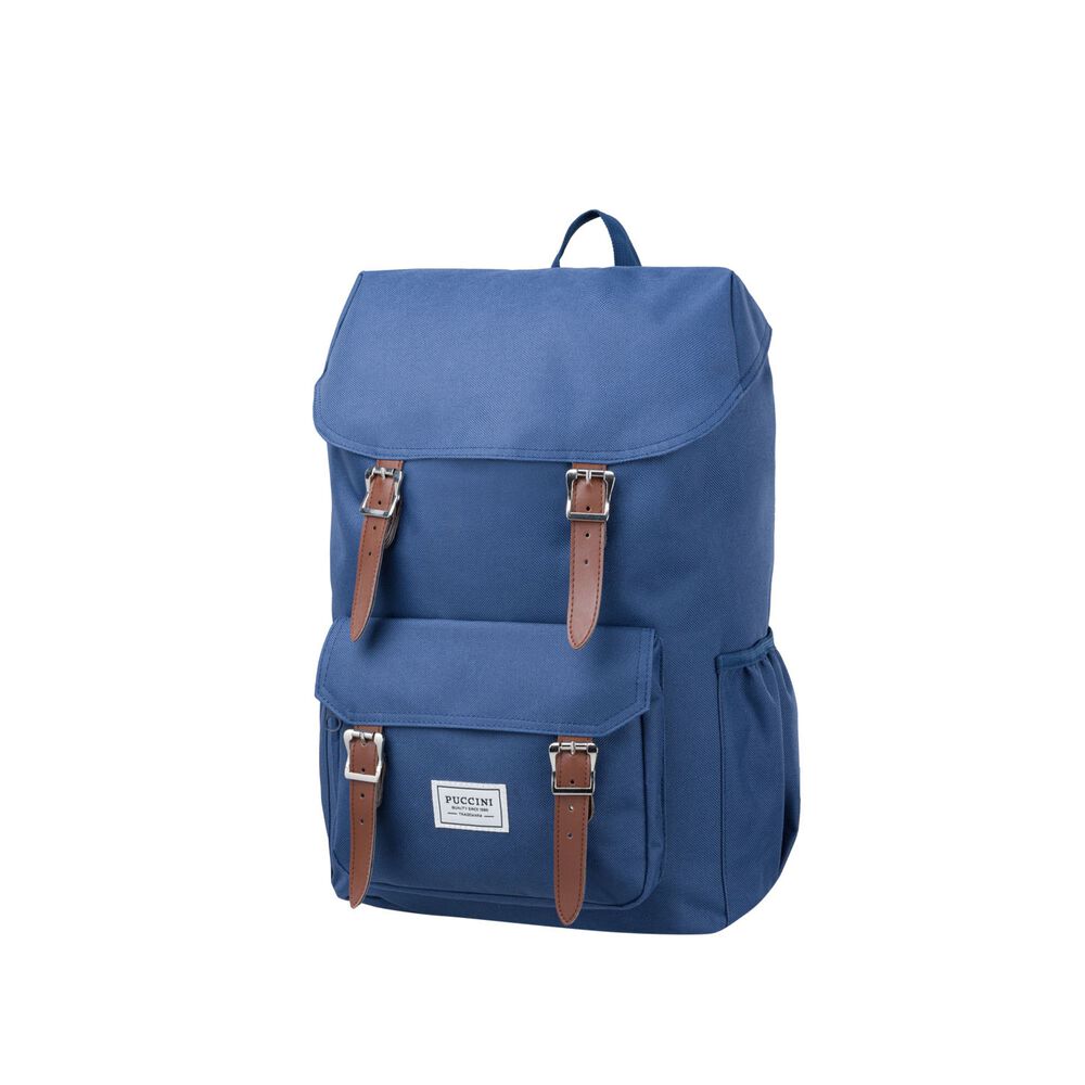 PUCCINI Plecak z kieszeniami Puccini Legacy, 31x15x47, granatowy, 21 l
