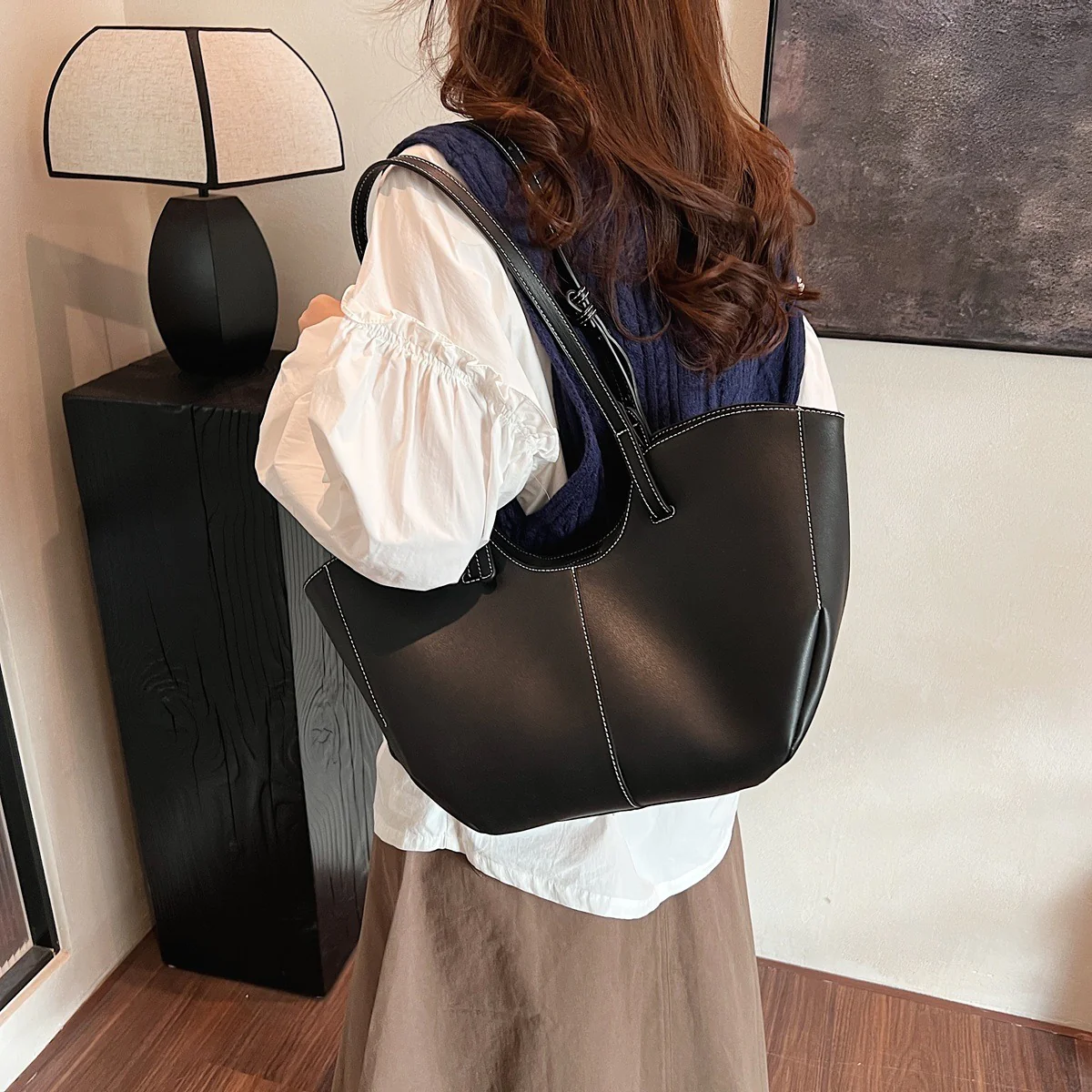 June Vegan Leather Tote