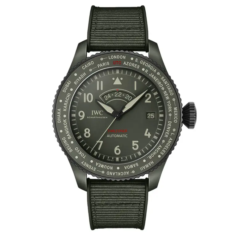 [2026 Mirror Grade]IWC Pilot's Watch Timezoner Woodland 46mm IW395601