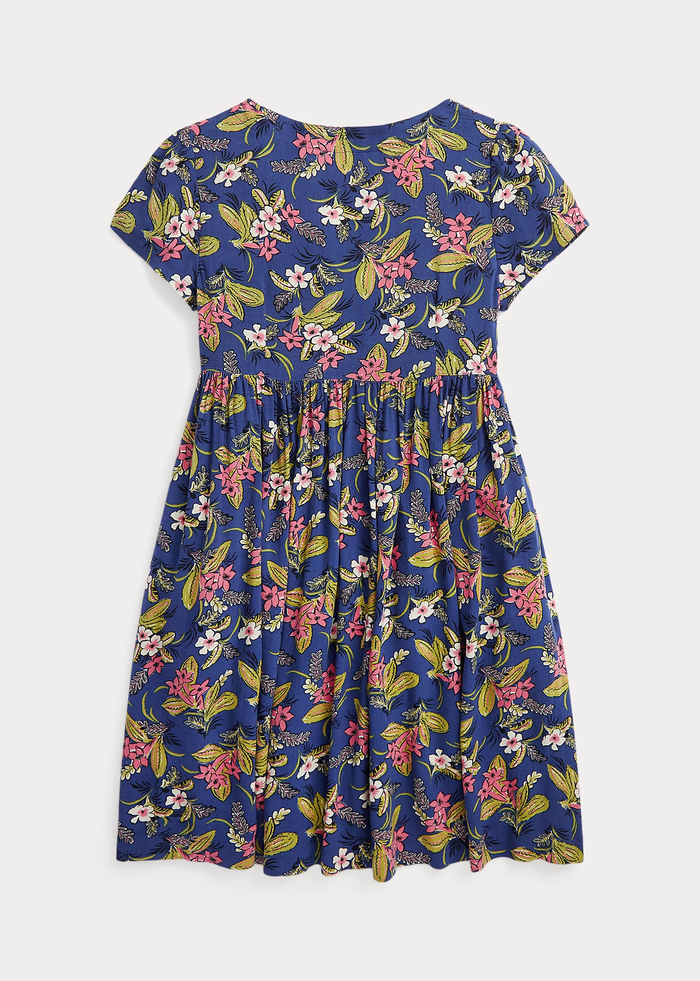 Floral Button-Front Dress