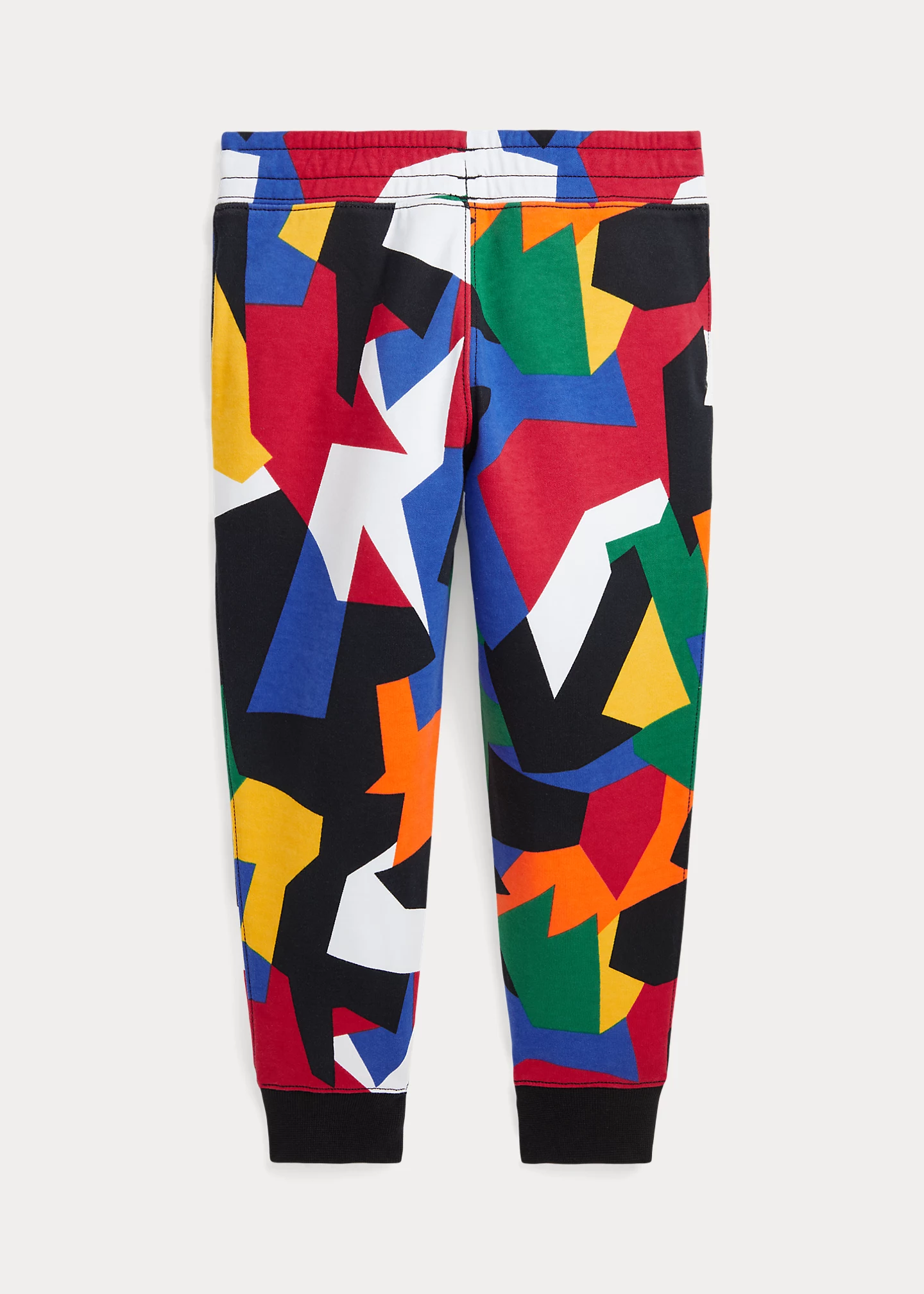 Abstract-Print Double-Knit Jogger Pant