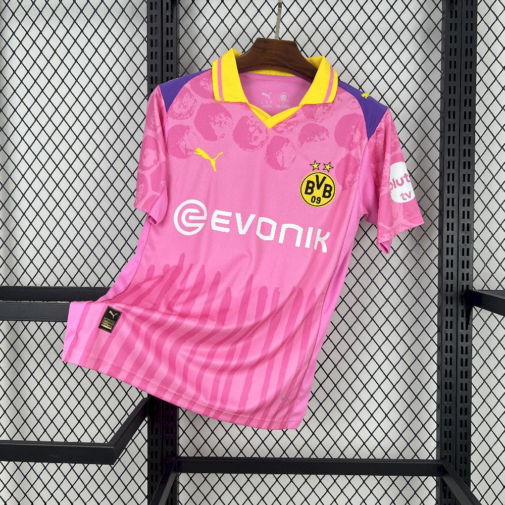Borussia Dortmund x KidSuper Pink Special Edition Jersey Custom Shirt 2025/26