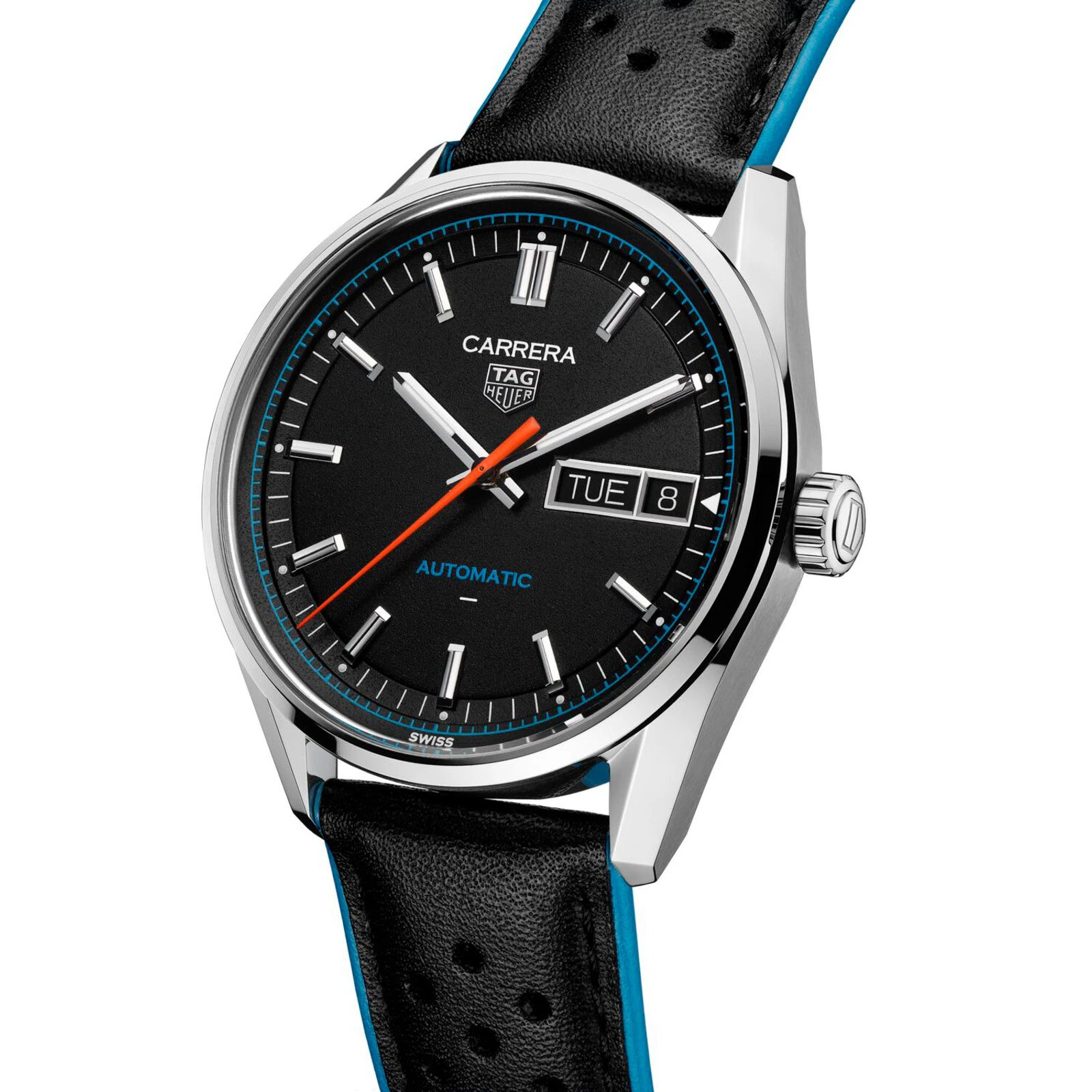 [2026 Mirror Grade]TAG Heuer Carrera Day-Date 41mm Mens Watch Black WDA2110.FC6614