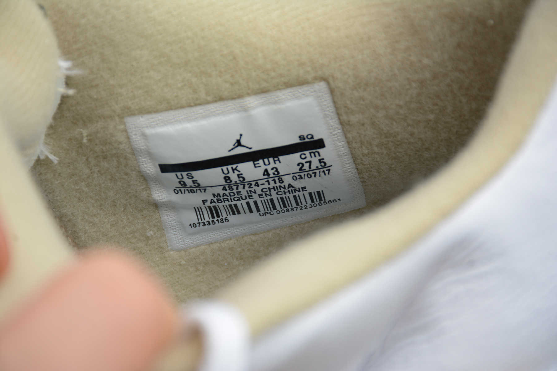 Air Jordan 4 Retro Sand Linen White Yellow 487724-118