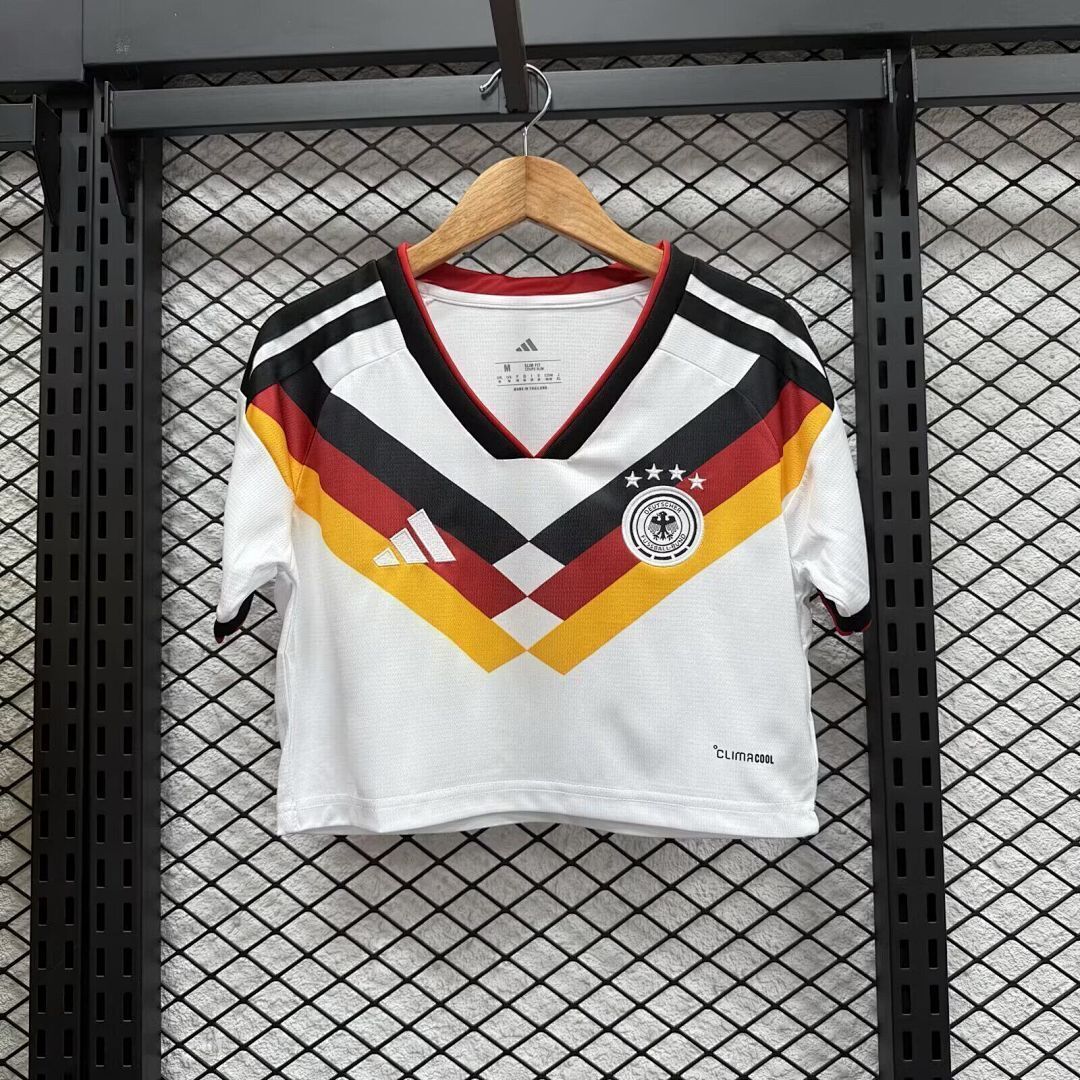 Germany Football Jersey Women's Home Crop Top World Cup 2026