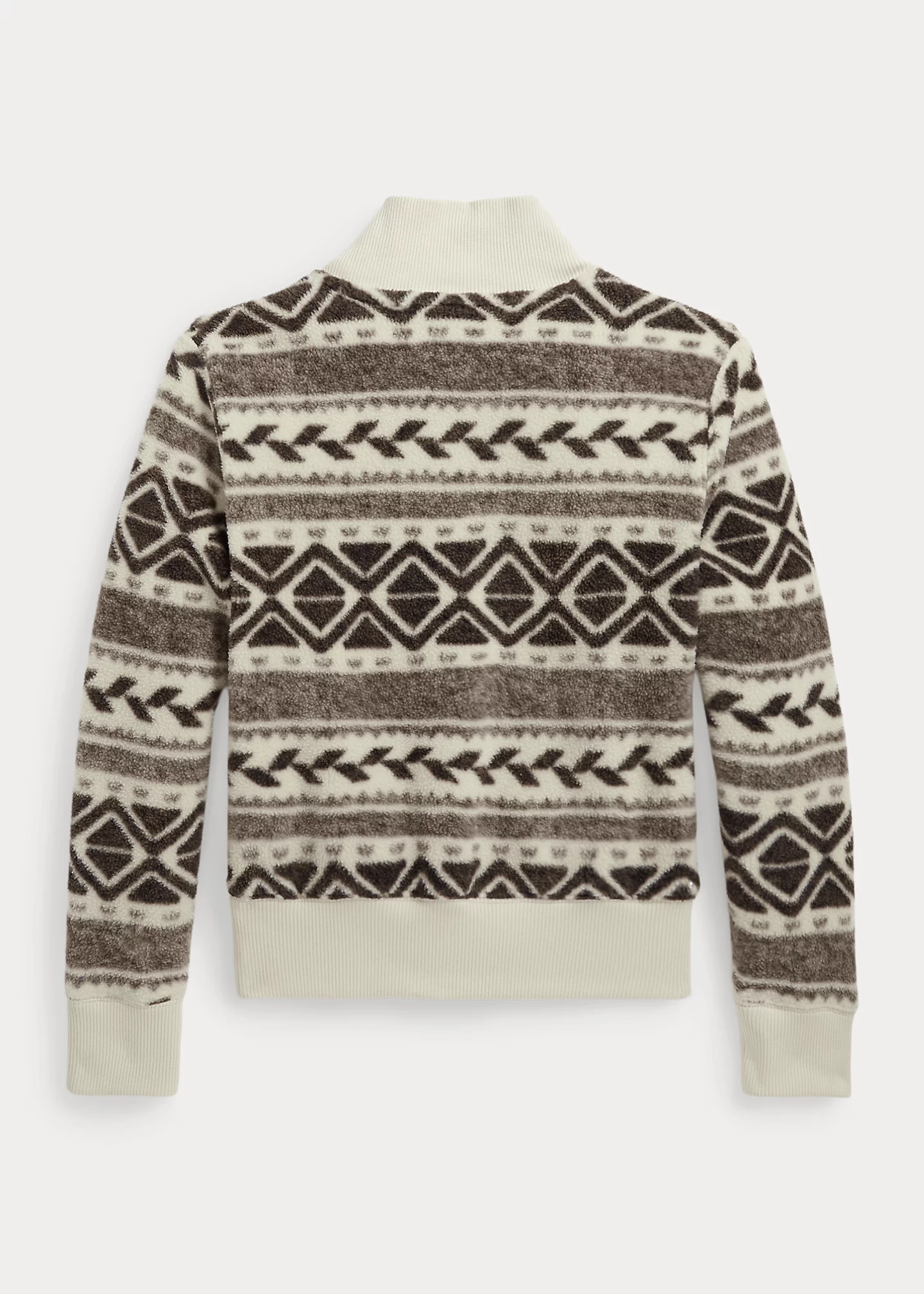 Fair Isle Fleece Quarter-Zip Pullover
