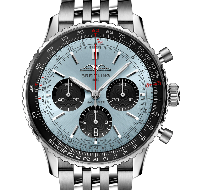 [2026 Mirror Grade]Breitling AB0138241C1A1 Navitimer B01 Blue Dial