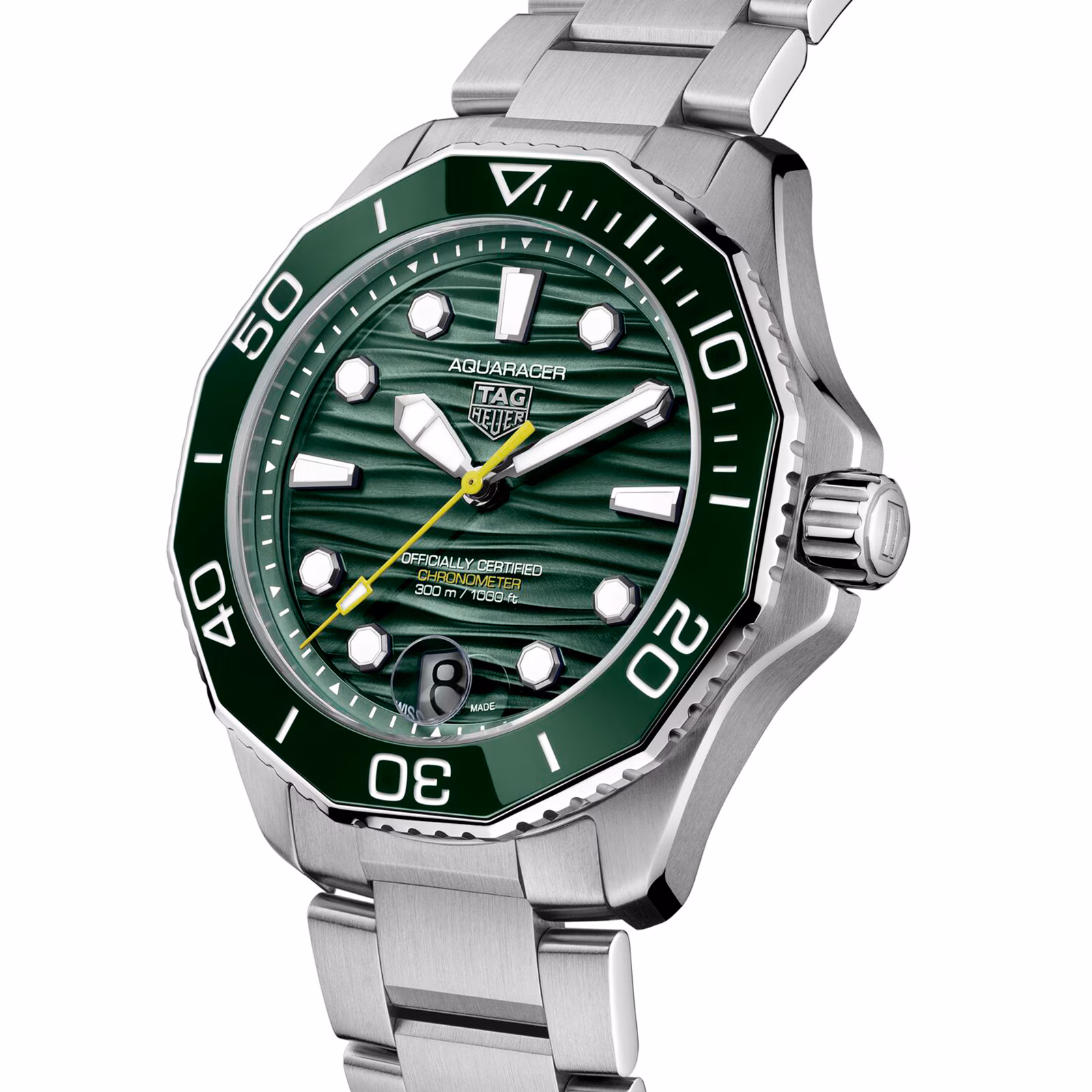 [2026 Mirror Grade]TAG Heuer Aquaracer Professional 300 Date 42mm Mens Watch Green WBP5116.BA0013