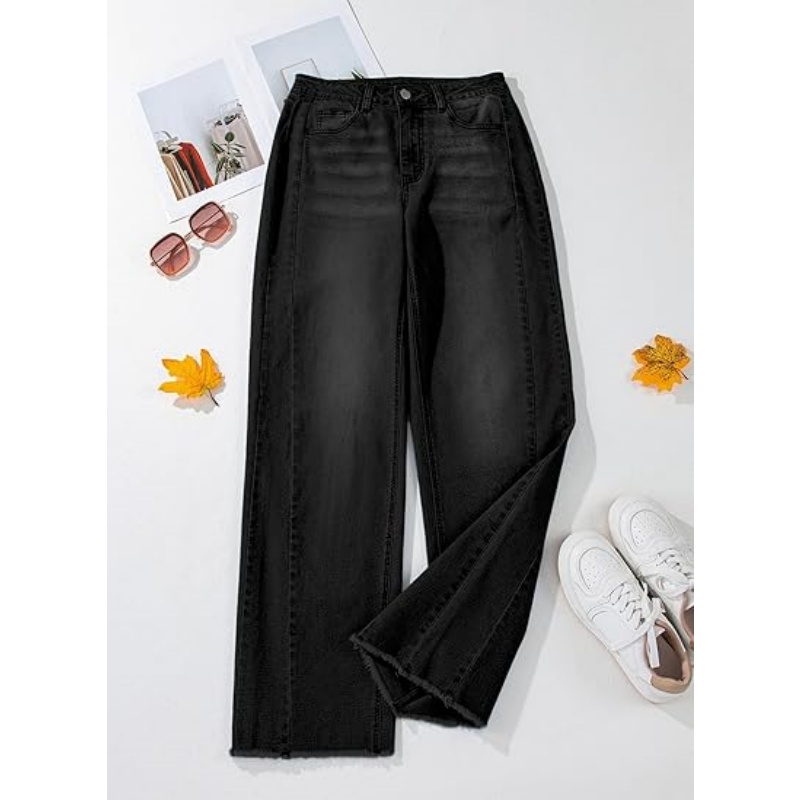 CHICDENLY Women's Wide Leg Jeans