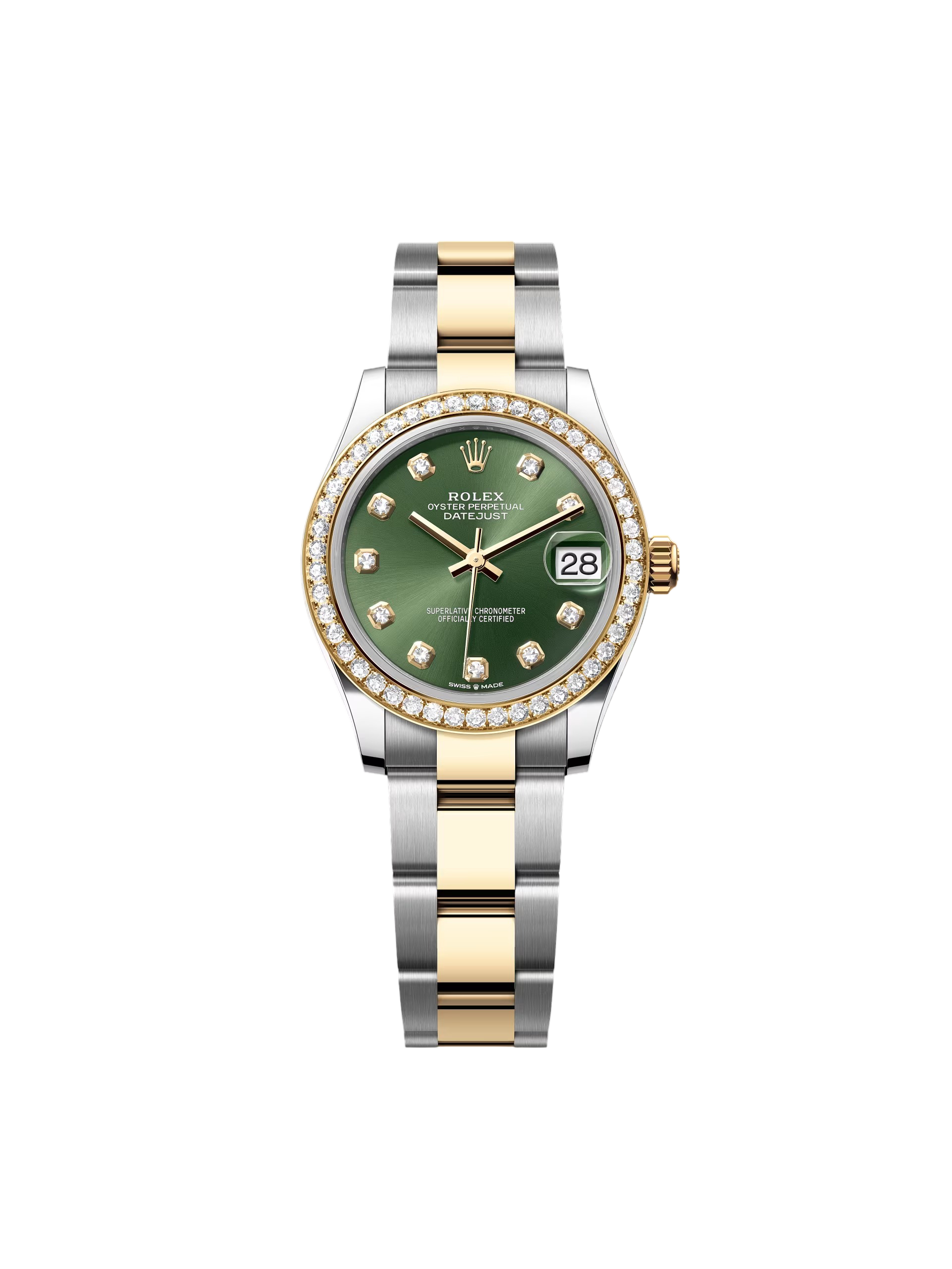 [2026 Mirror Grade]RLX Datejust m278383RBR-0029/0030 31mm Olive Green Dial Oyster Bracelet