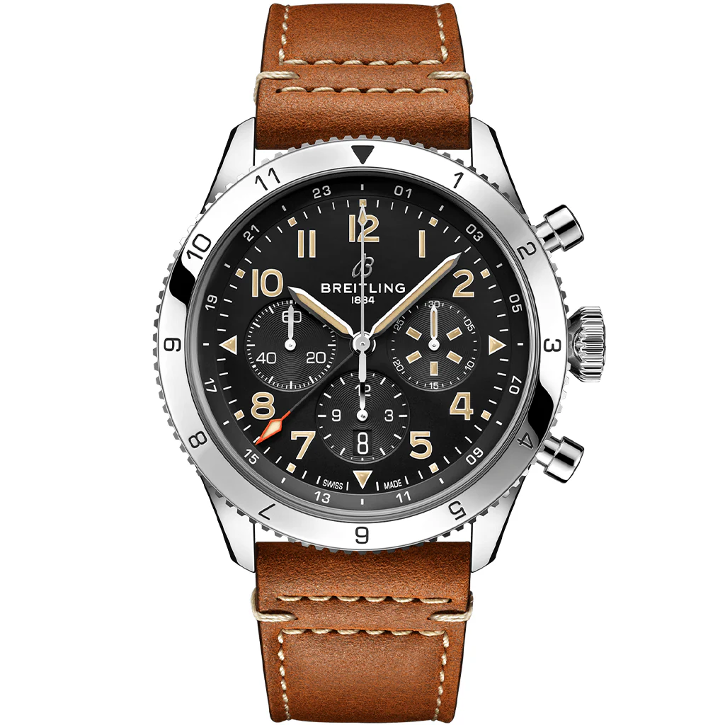 [2026 Mirror Grade]Super AVI B04 Chronograph GMT 46 P-51 Mustang AB04453A1B1X1