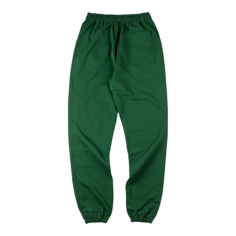 Sp5der Web Graphic Green Sweatpants