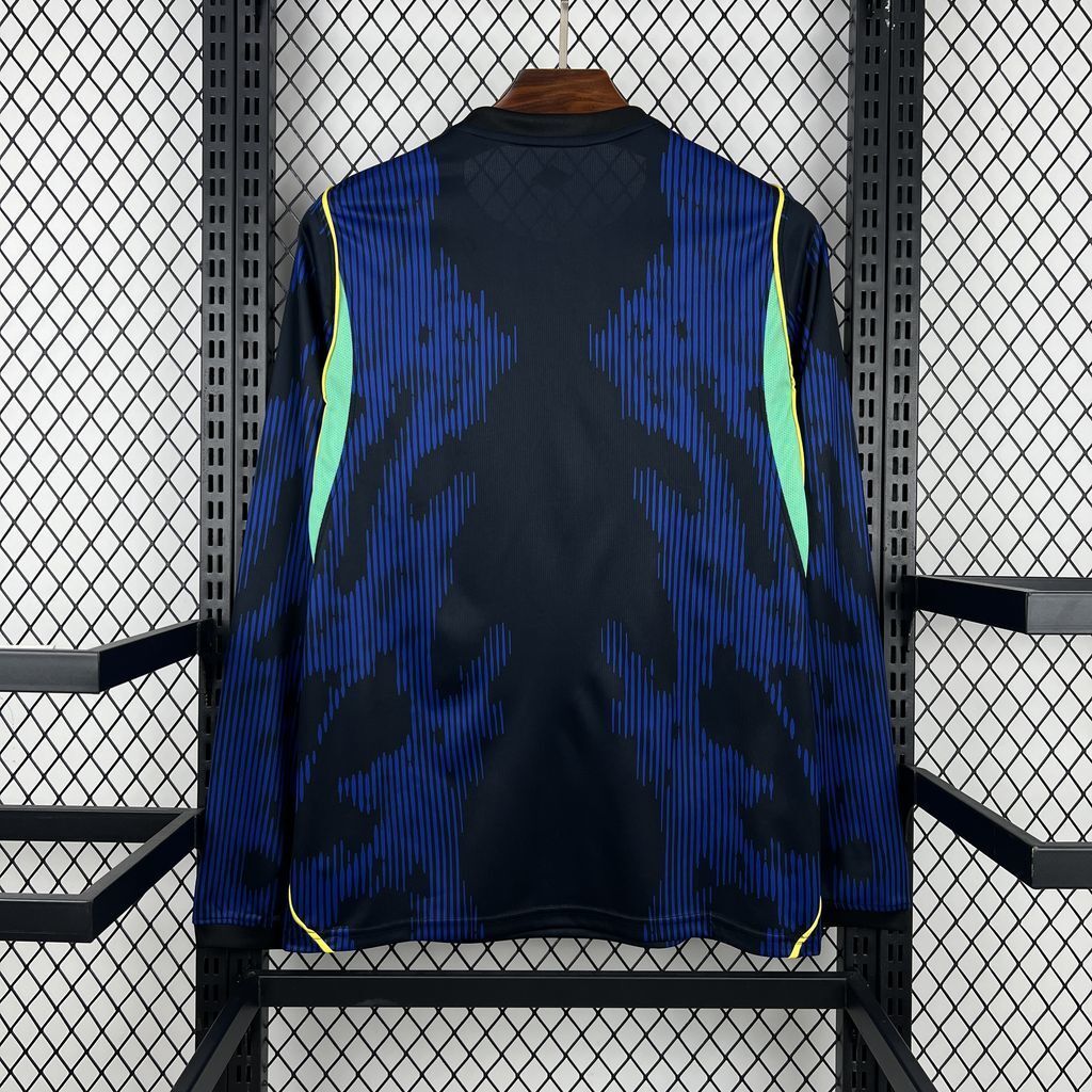 Brazil Soccer Jersey Away Long Sleeve Custom Shirt World Cup 2026