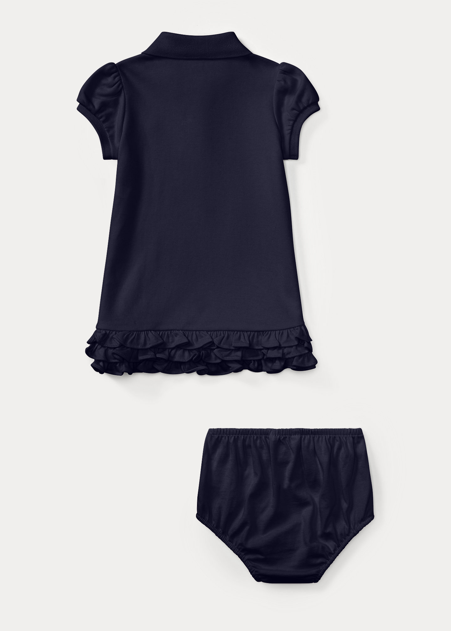 Ruffled Polo Dress & Bloomer
