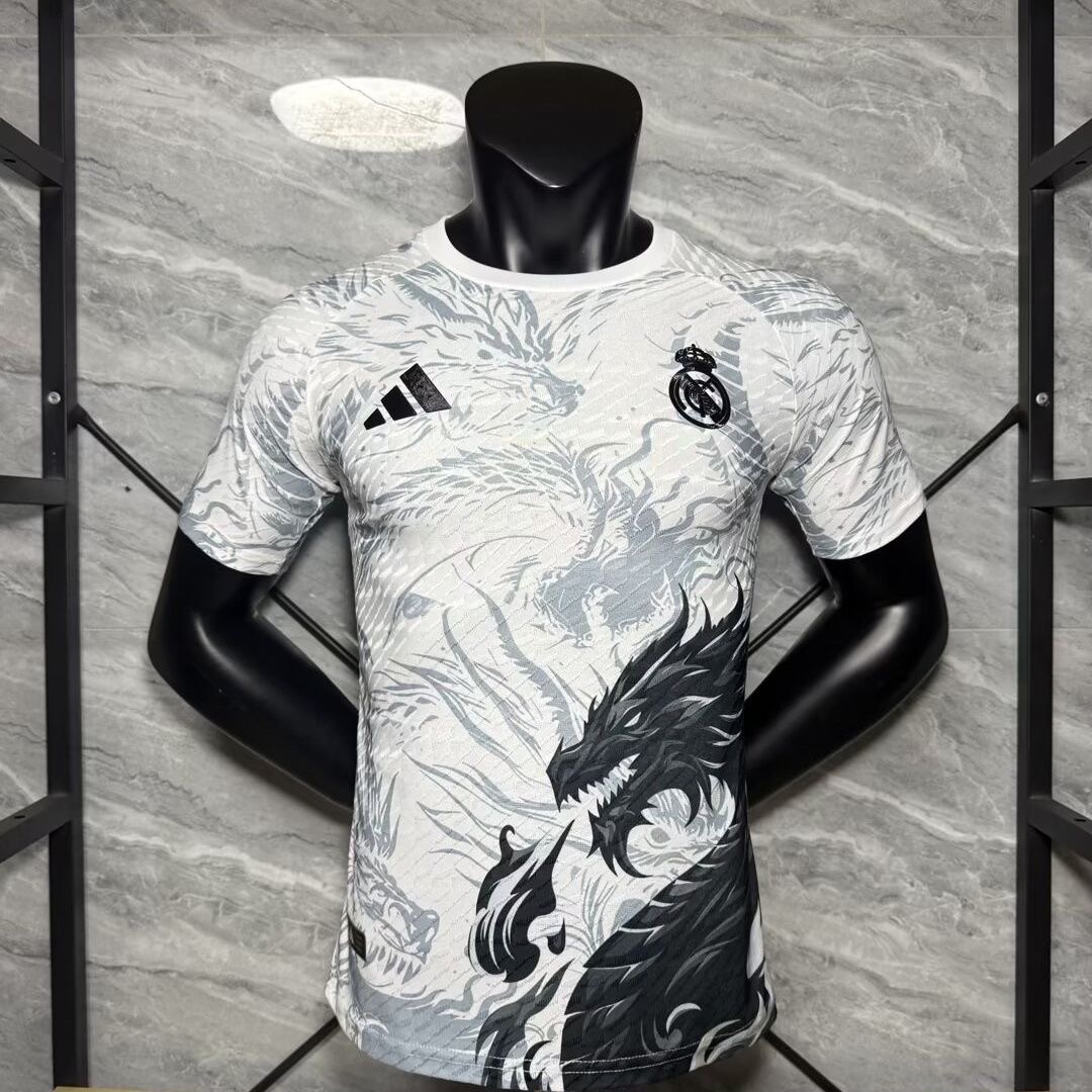 Real Madrid Authentic Soccer Jersey Dragon Special Edition Shirt 2025/26