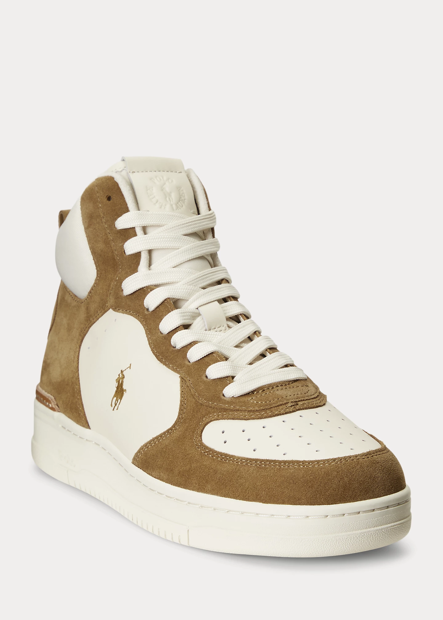 Masters Mid Leather-Suede Sneaker