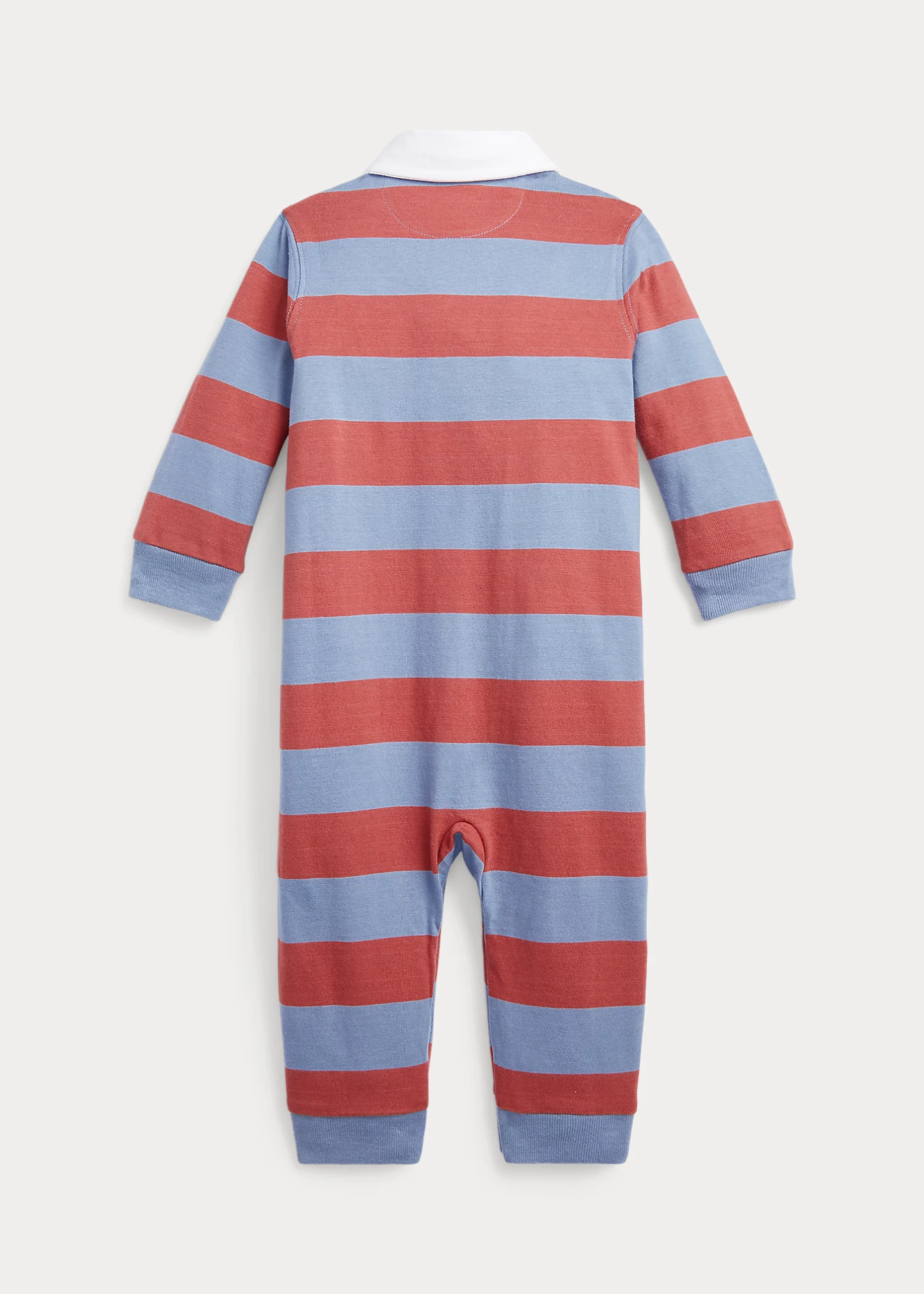 Striped Cotton Jersey Rugby Coverall