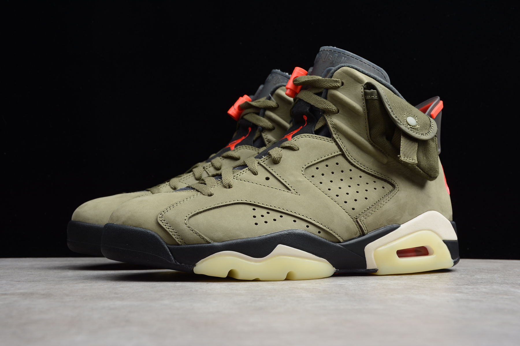Air Jordan 6 Retro x Travis Scott Olive Green (CN1084-200)