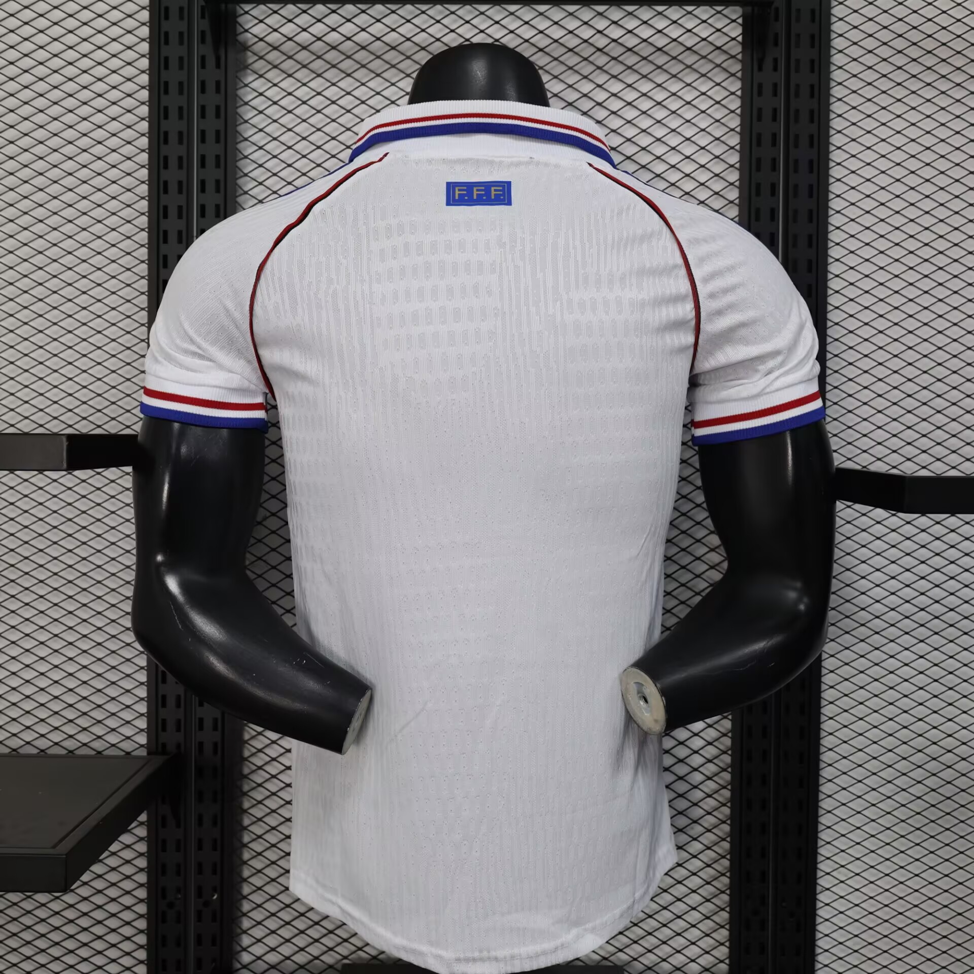 France Retro Authentic Soccer Jersey Away Shirt World Cup 1998