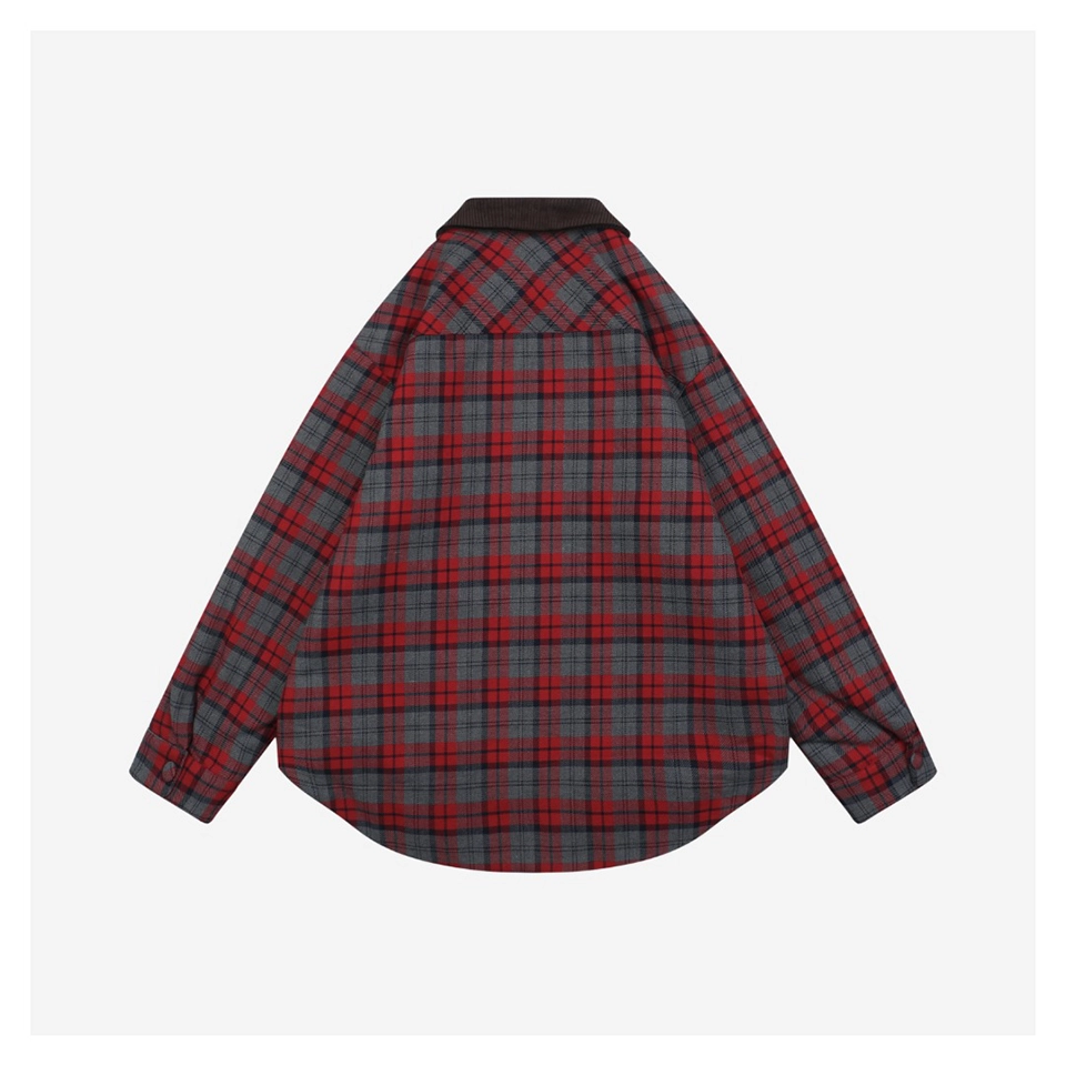 MM Logo Plaid Padded Jacket