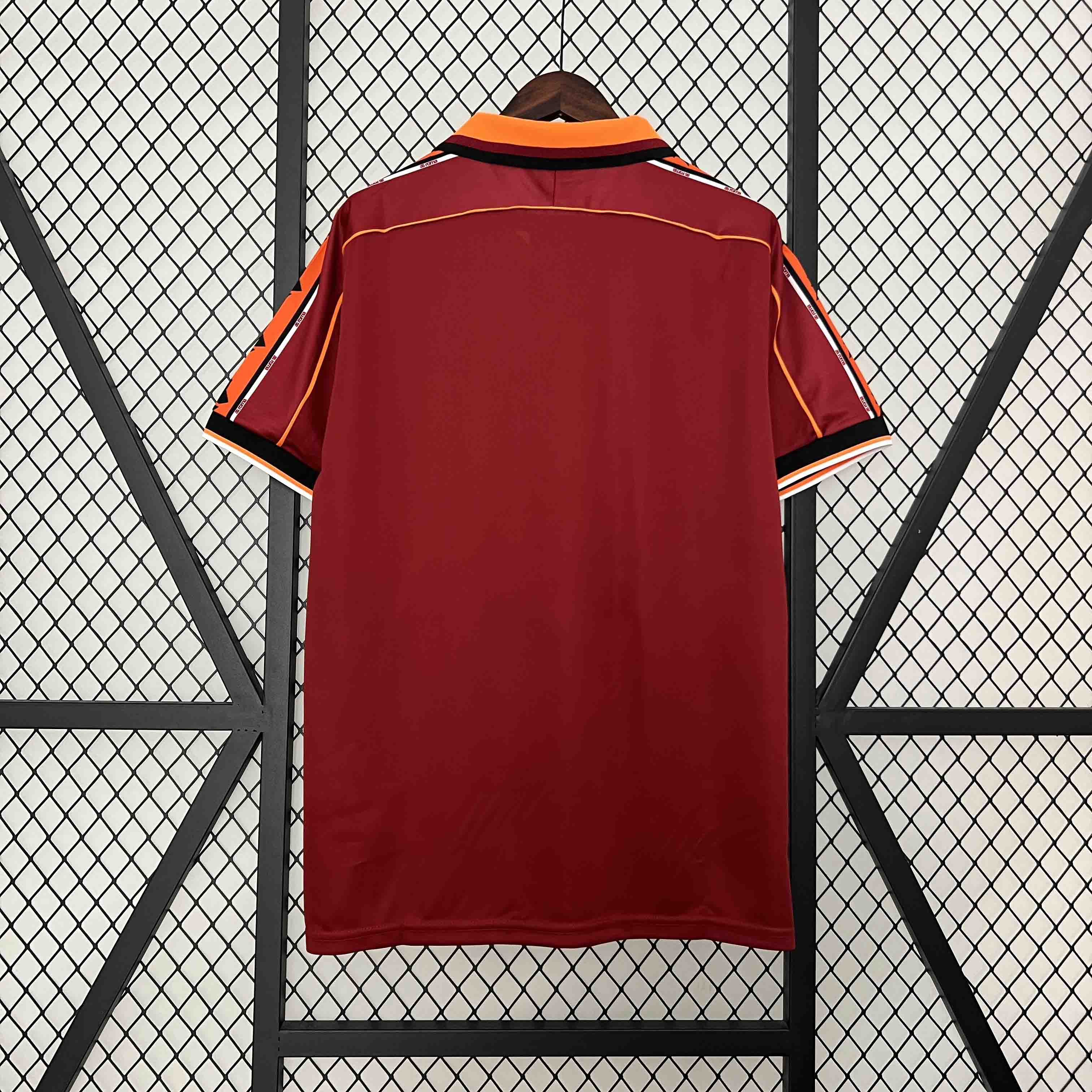 Roma Retro Soccer Jersey Home Custom Shirt 1998/99