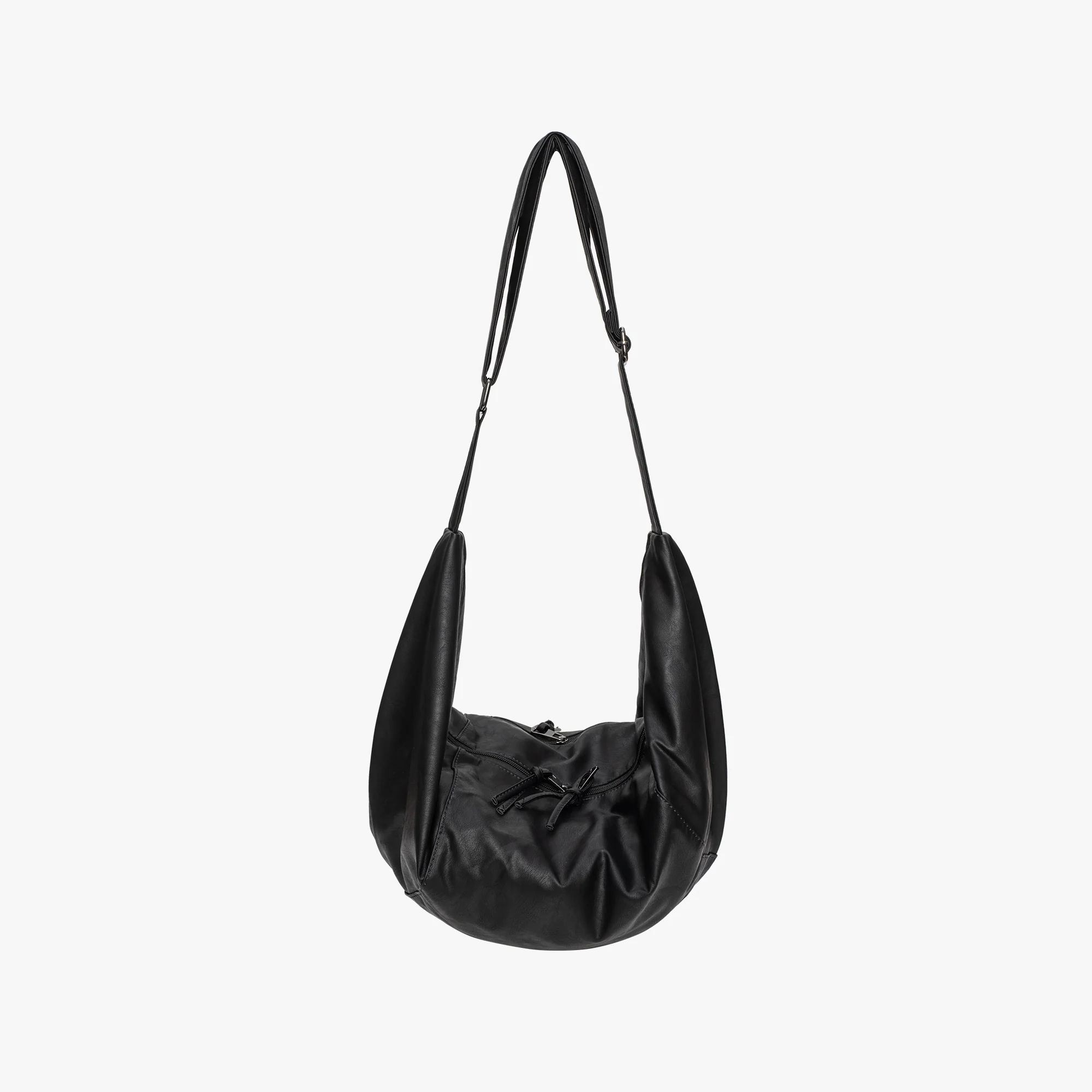 Vegan Leather Hobo Crossbody