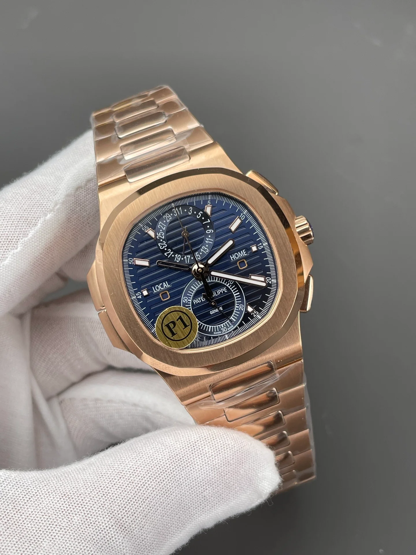 Patek Nautilus 5990 Rose Gold Blue Dial